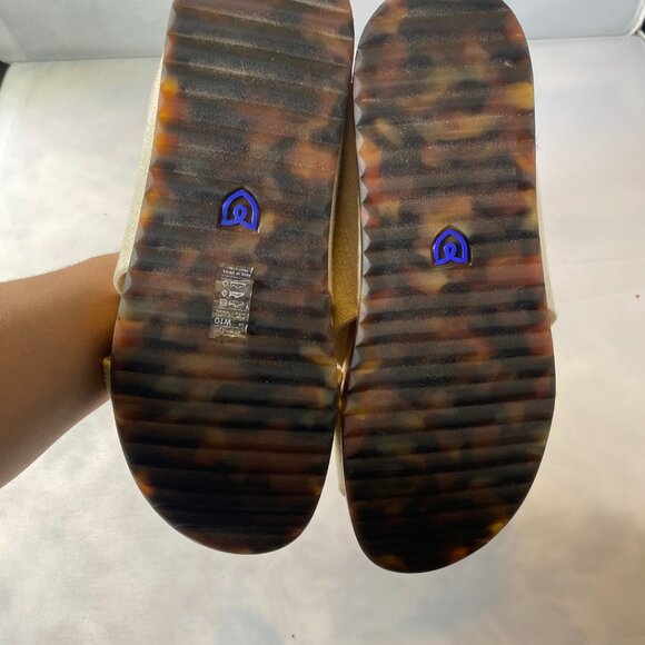 Rothy’s The Weekend Slide Sandal Natural Hemp Oat Cross Strap Womens Sz 10w - Picture 6 of 6